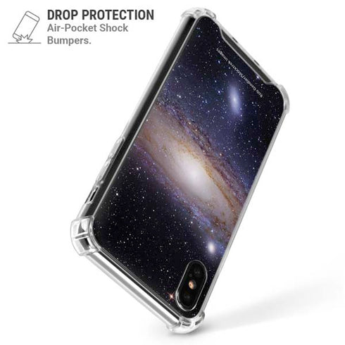 Andromeda Galaxy iPhone XS Max Clear Case
